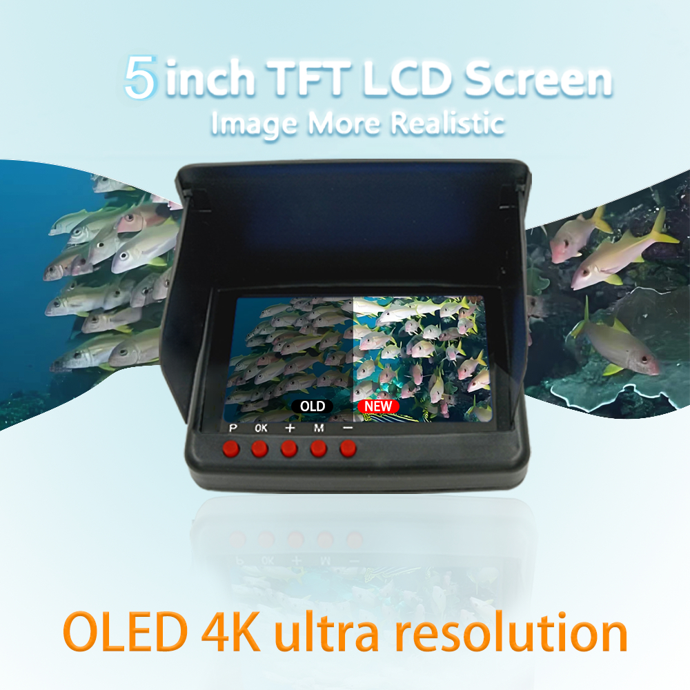 Fishing Depth Finder - YS5A 5 Inch DVR 4K Resolution