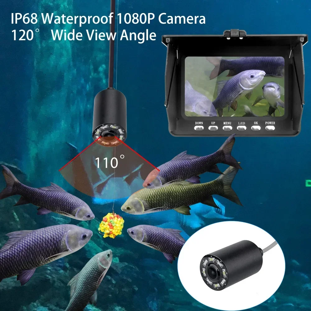 Fish Finder 5.0 Inch LCD Displ – обзор и цена Fishing Camera