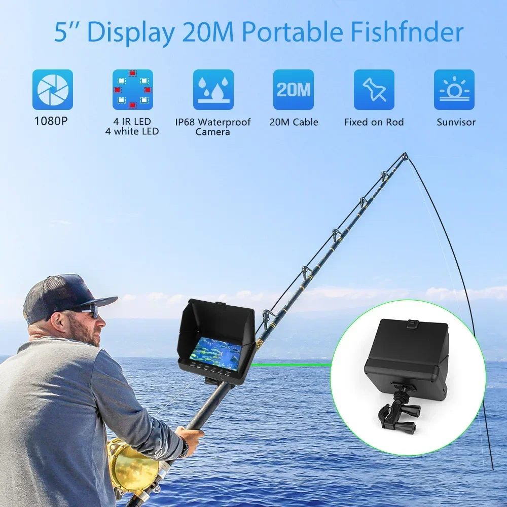 Fish Finder 5.0 Inch LCD Displ – обзор и цена Fishing Camera