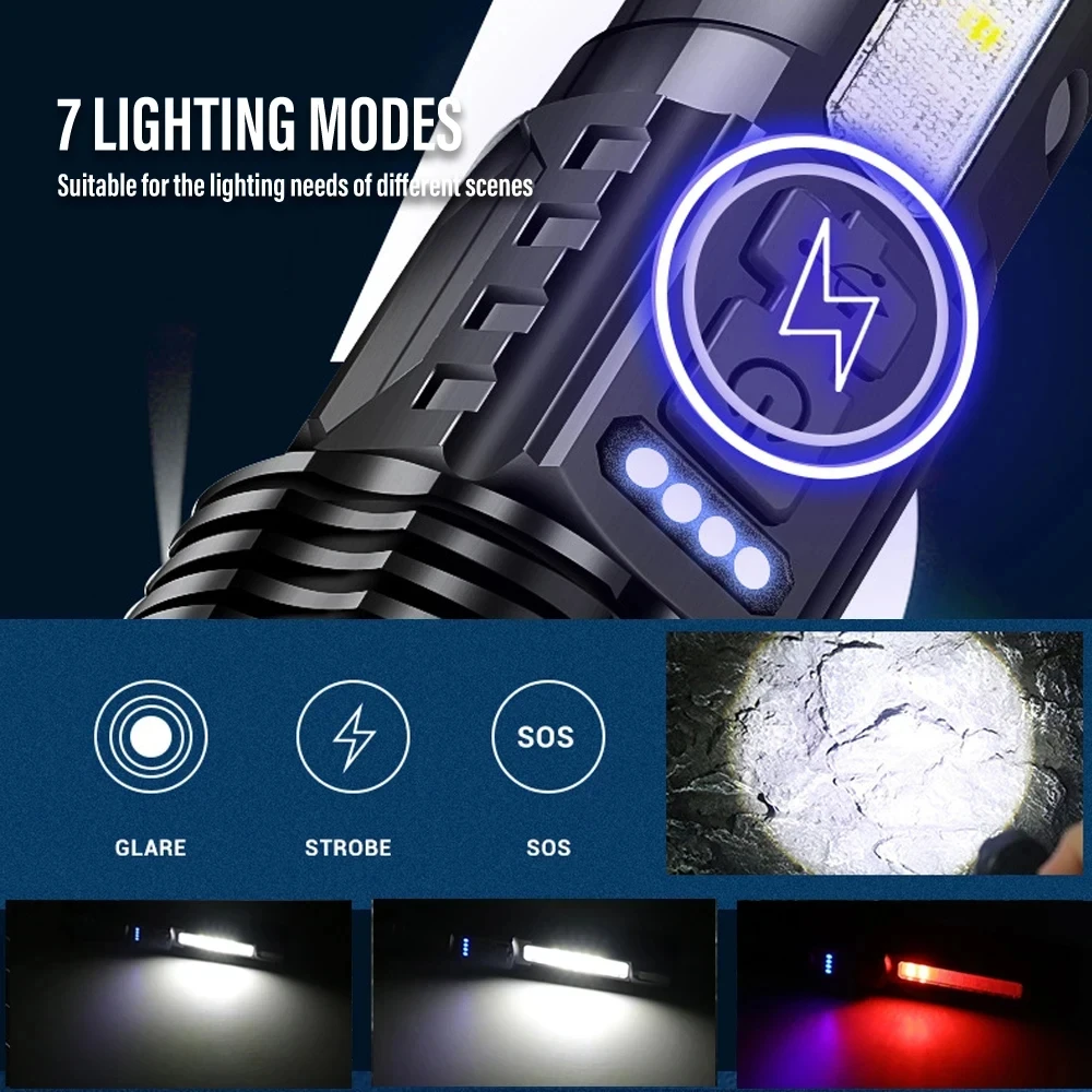 Powerful LED Flashlight Rechar – обзор и цена Fishing Light