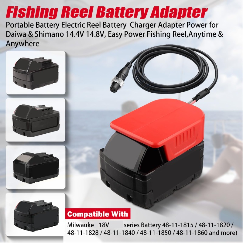 Portable Fishing Reel Adapter  – обзор и цена Fish Finder Battery