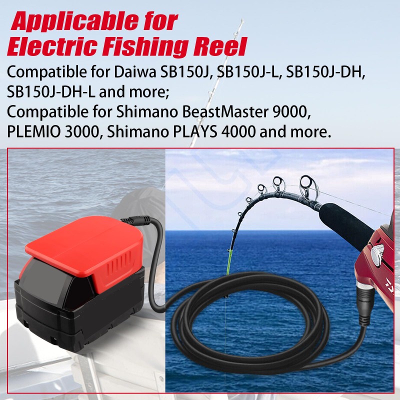 Portable Fishing Reel Adapter  – обзор и цена Fish Finder Battery