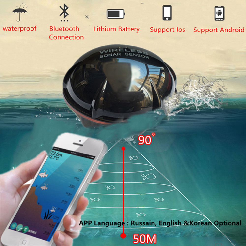 PUPOPAN 100M Brand New Smart P – обзор и цена Fish Finder Transducer