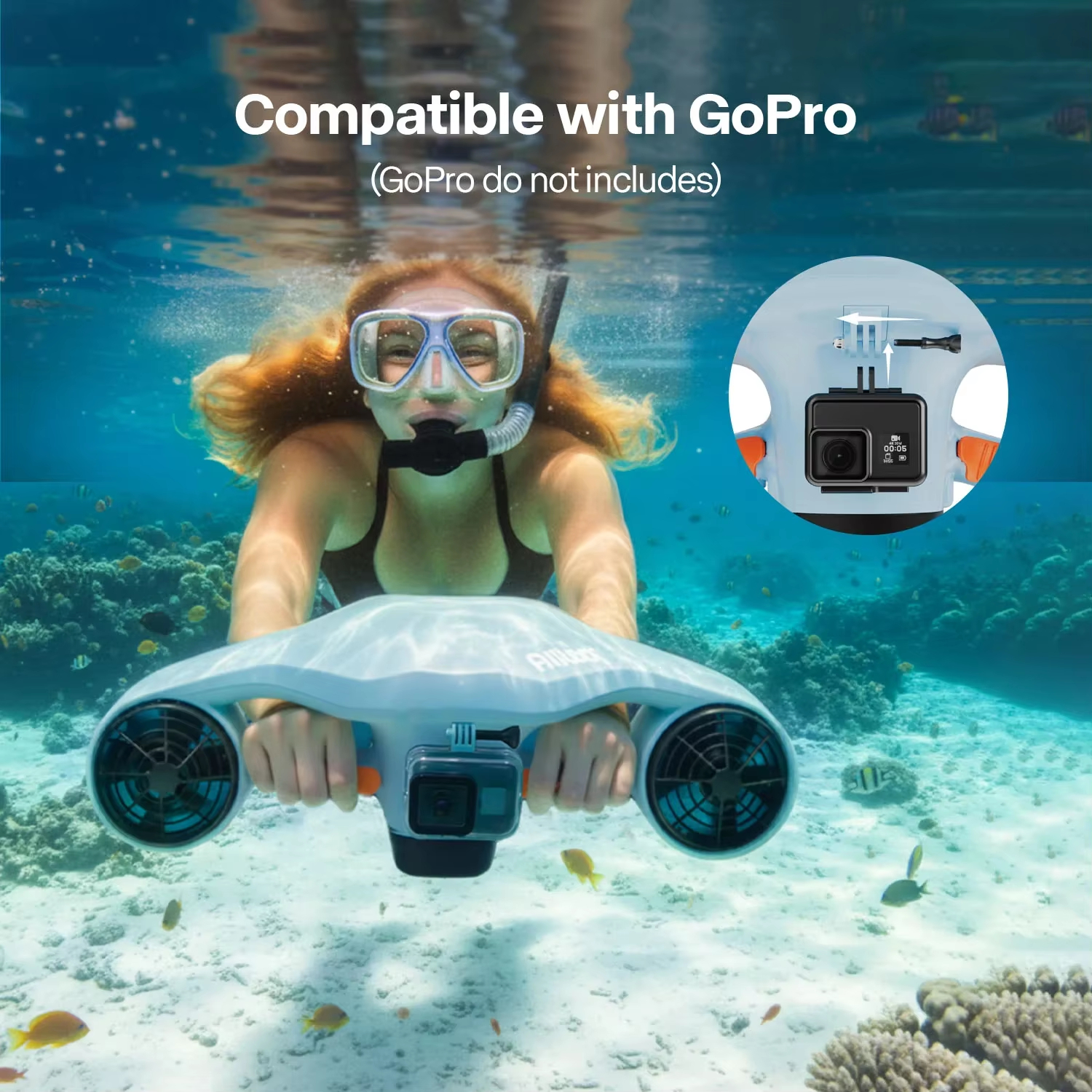 Asiwo MANTA 2 Underwater Scoot – обзор и цена Underwater Camera