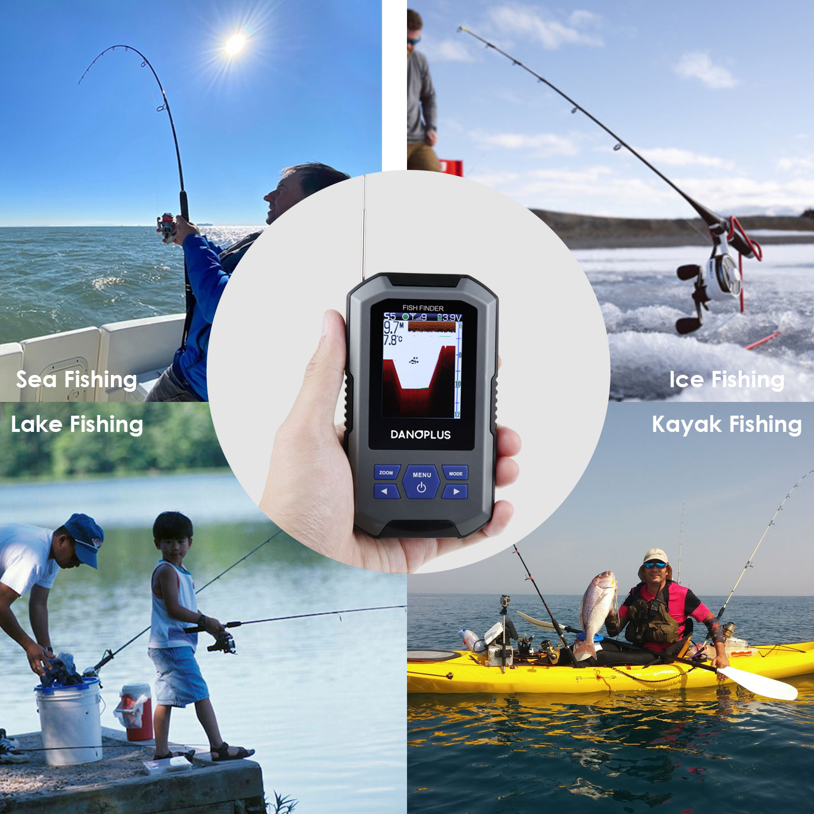 Fish Finder Wireless Sonar Sen – обзор и цена Fish Finder