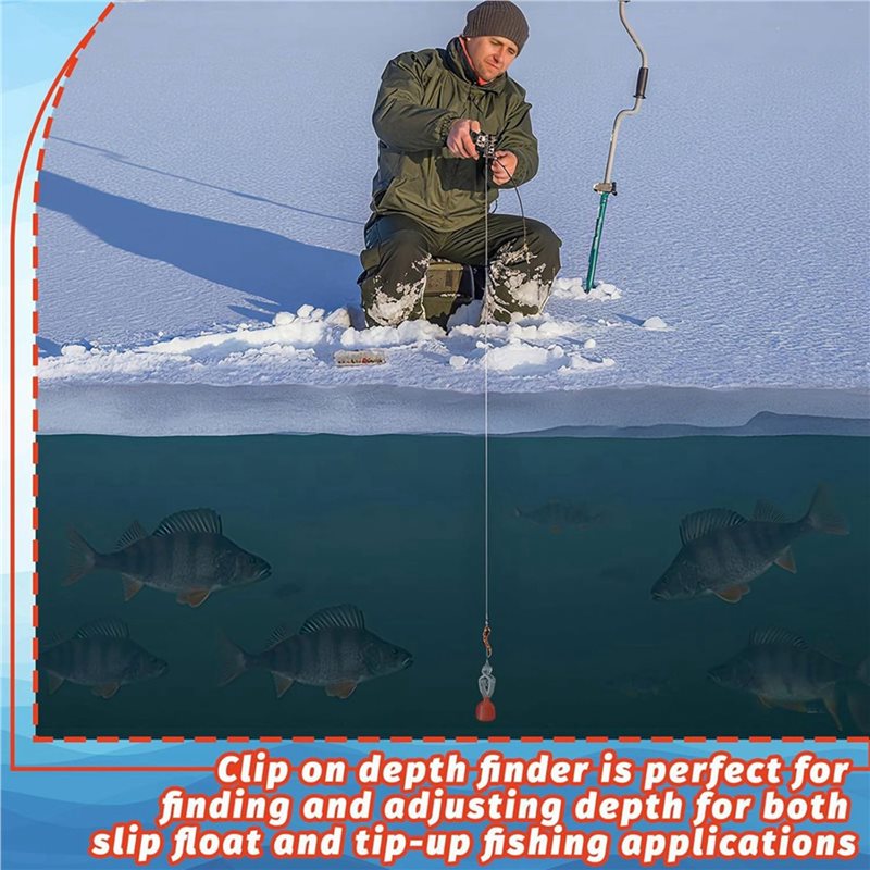 Clip-On Water Deep Gauge Instr – обзор и цена Fishing Depth Finder