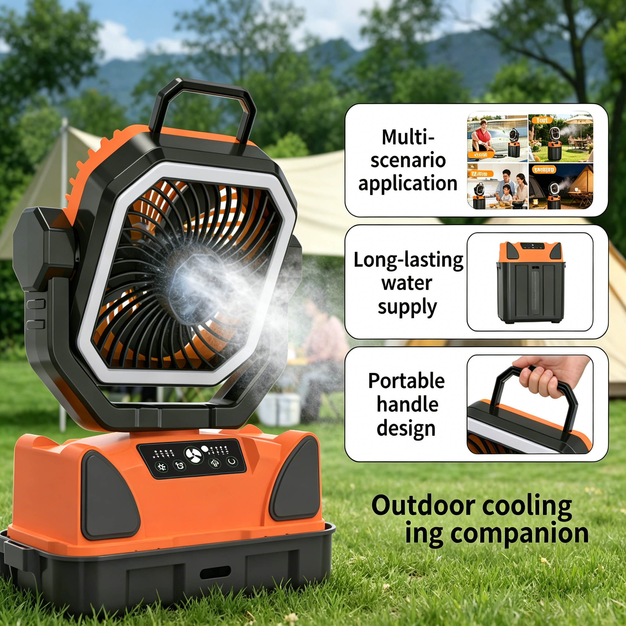 30000mAh Spray Camping Fan wit – обзор и цена Fish Finder Battery