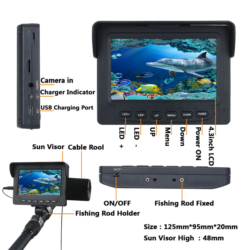 15M 1200TVL Underwater Fishing – обзор и цена Fish Finder Cable