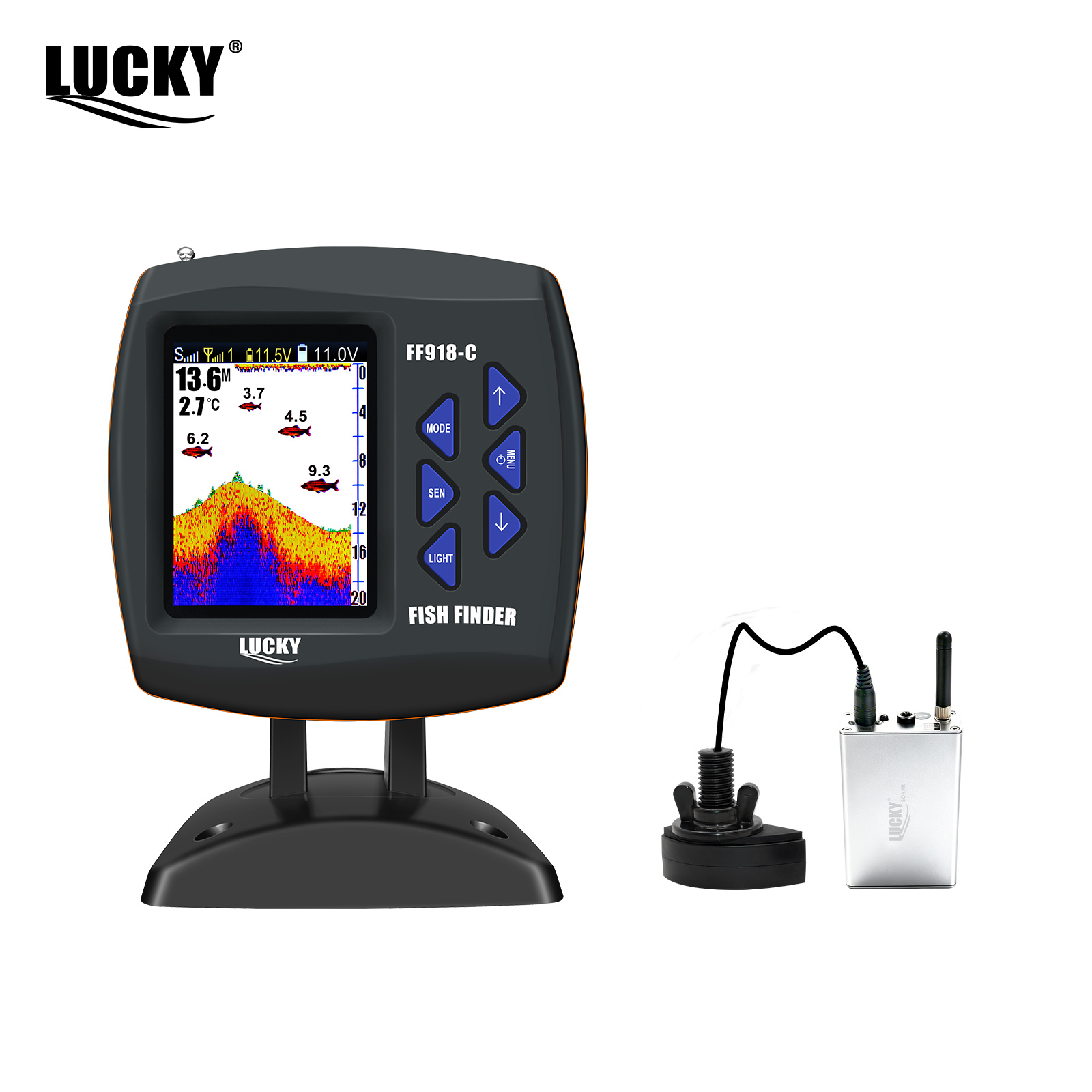 Lucky FF918 Wireless Remote Co – обзор и цена Fish Finder Gps