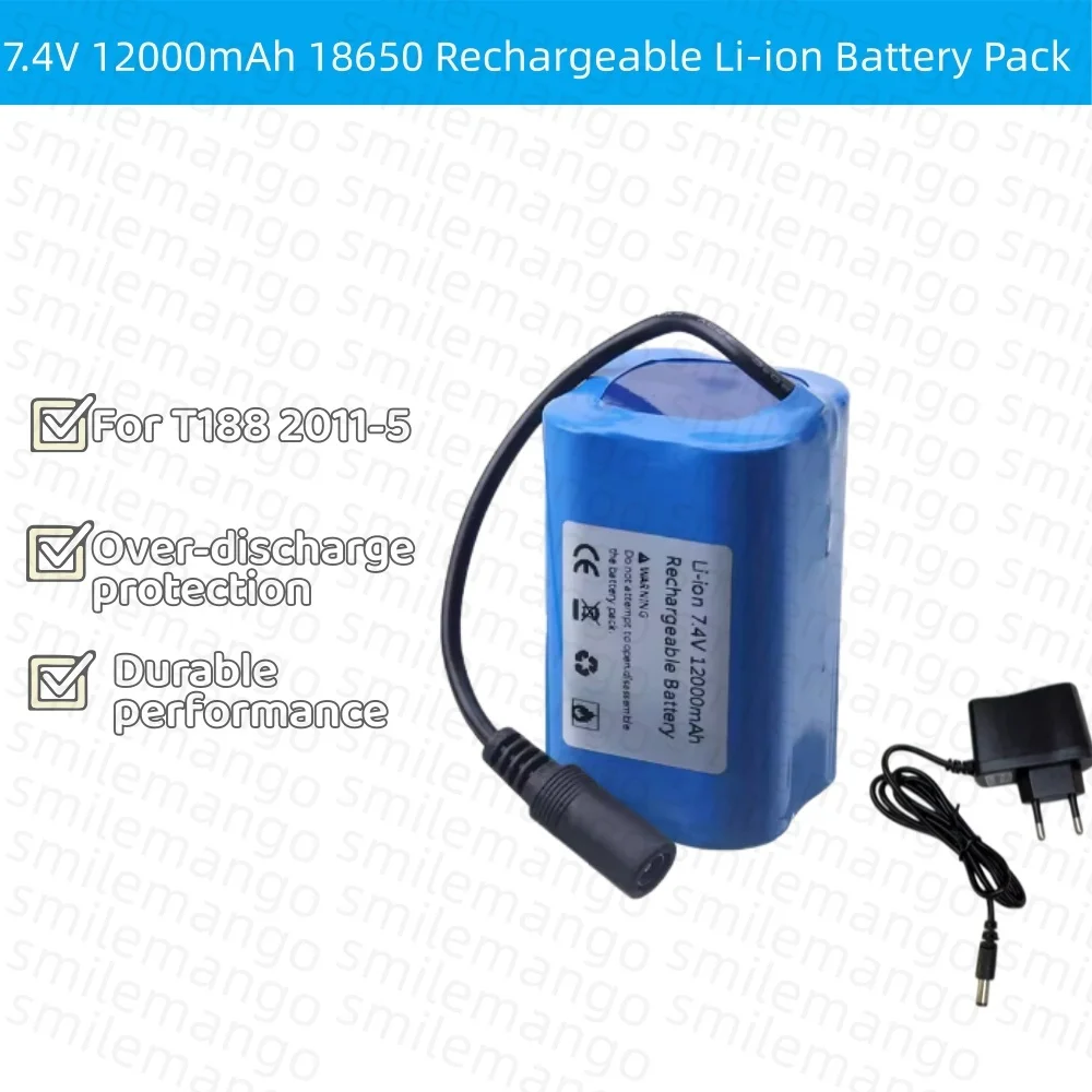 7.4V 12000mAh Battery with USB – обзор и цена Fish Finder Charger