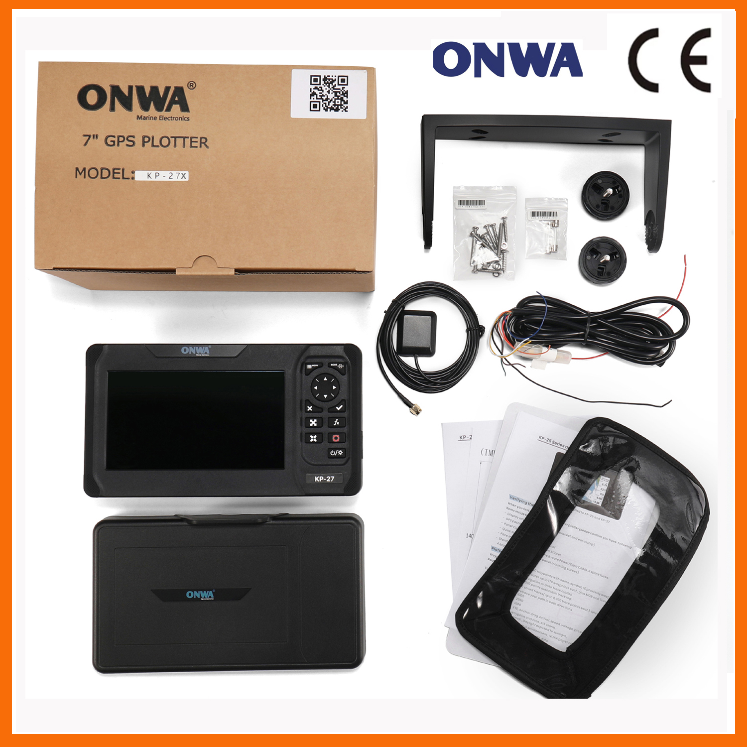 ONWA KP-27X 7-inch GPS Chart P – обзор и цена Fish Finder Gps