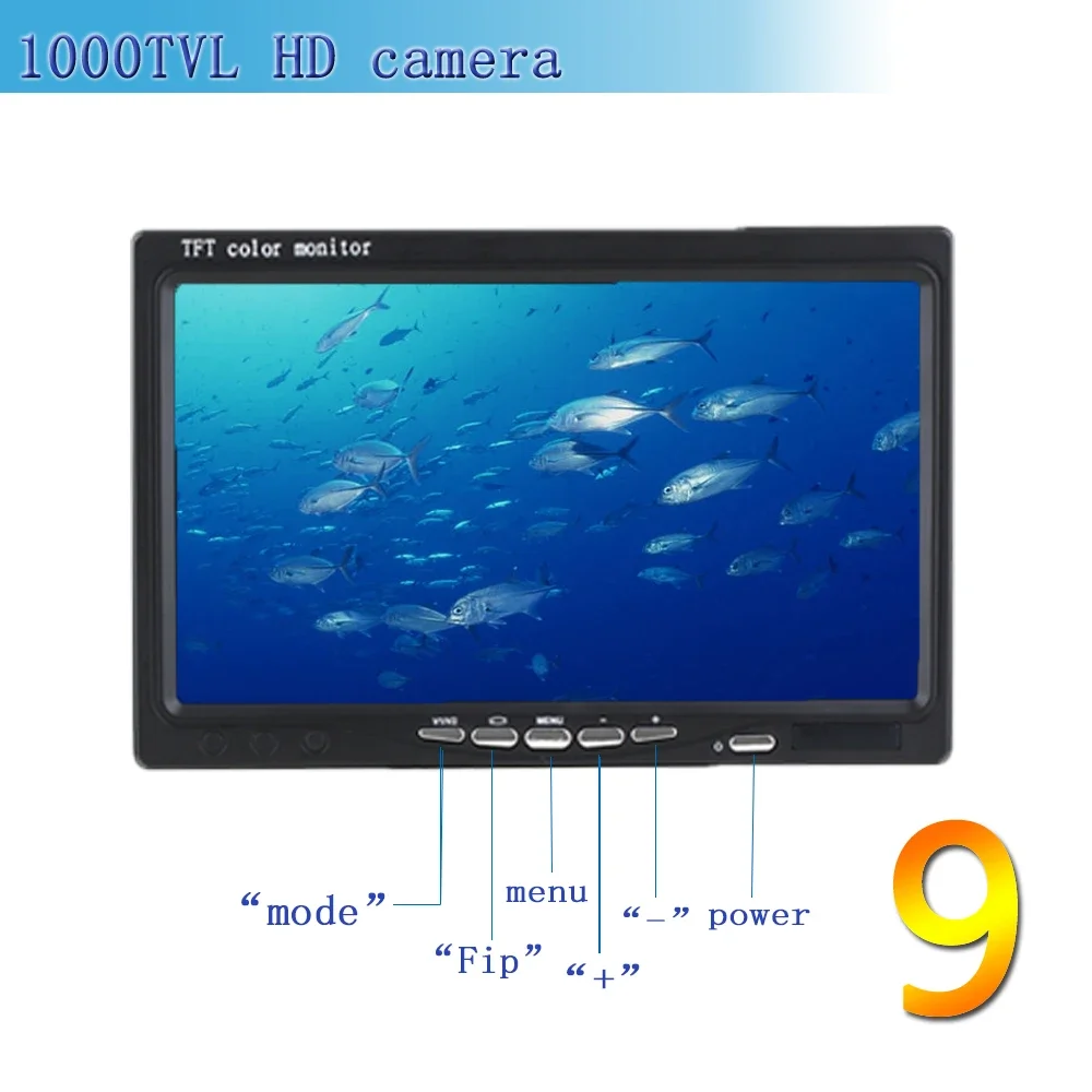 Fish finder F08A 9inch Underwa – обзор и цена Fishing Camera