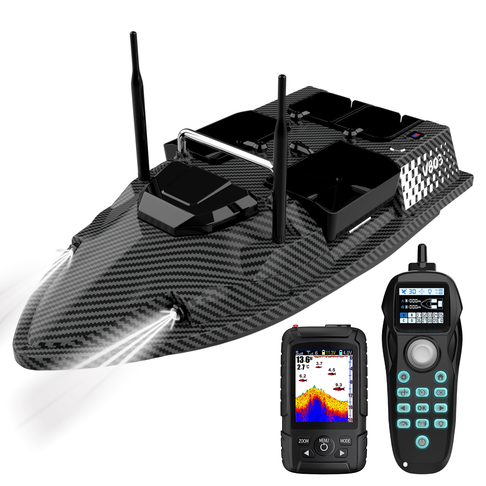 V803Pro GPS Enabled Remote Con – обзор и цена Fish Finder Gps