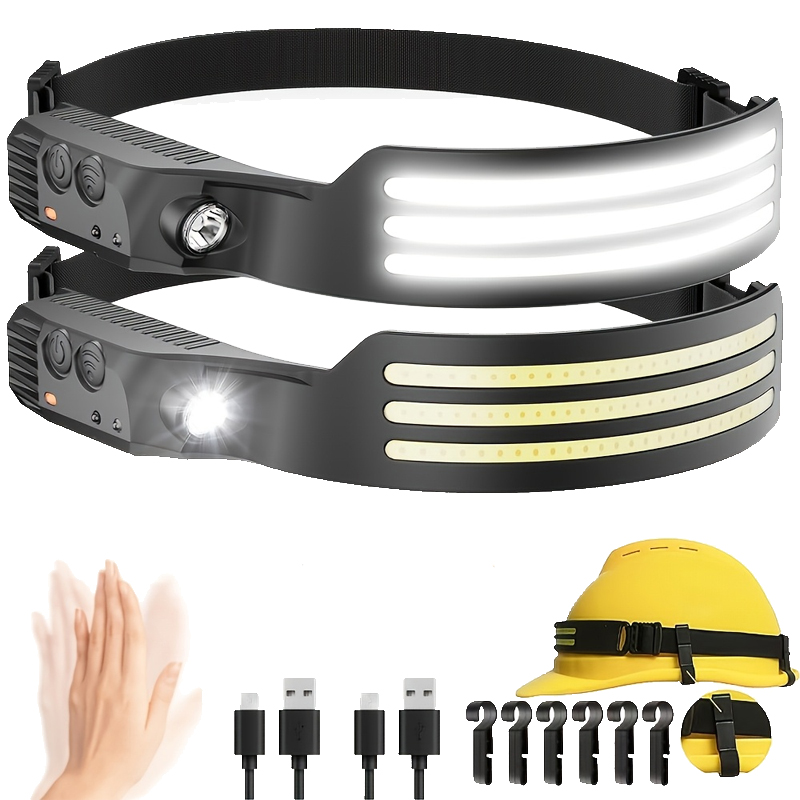 LED Sensor Headlamp USB Rechar – обзор и цена Fish Finder Battery