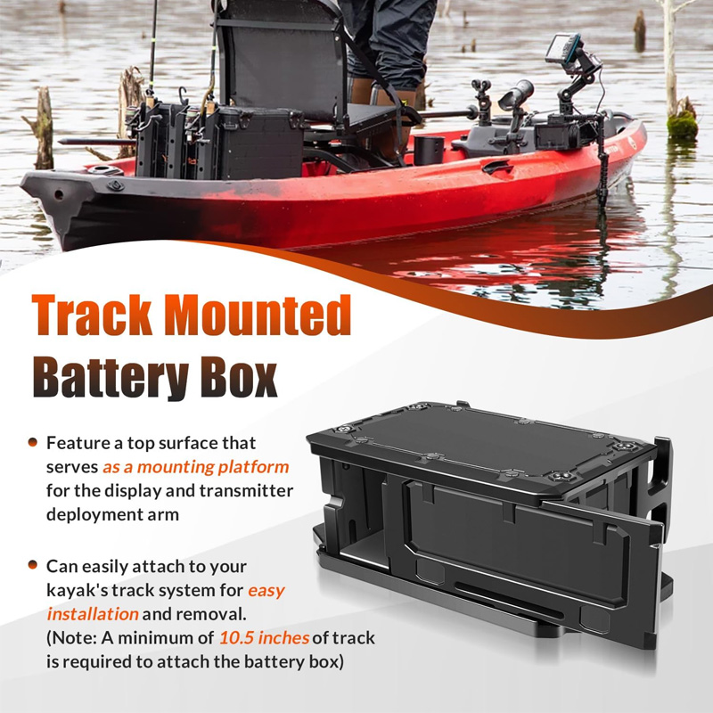Track Mounted Battery Box for  – обзор и цена Fish Finder Transducer