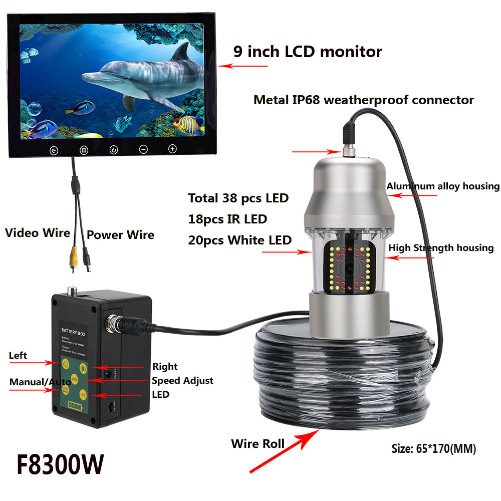 50m 360 Degree Rotating Underw – обзор и цена Underwater Camera