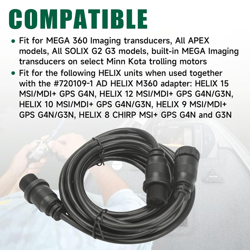 Fish Finders Adapter Cable 14  – обзор и цена Fish Finder Transducer
