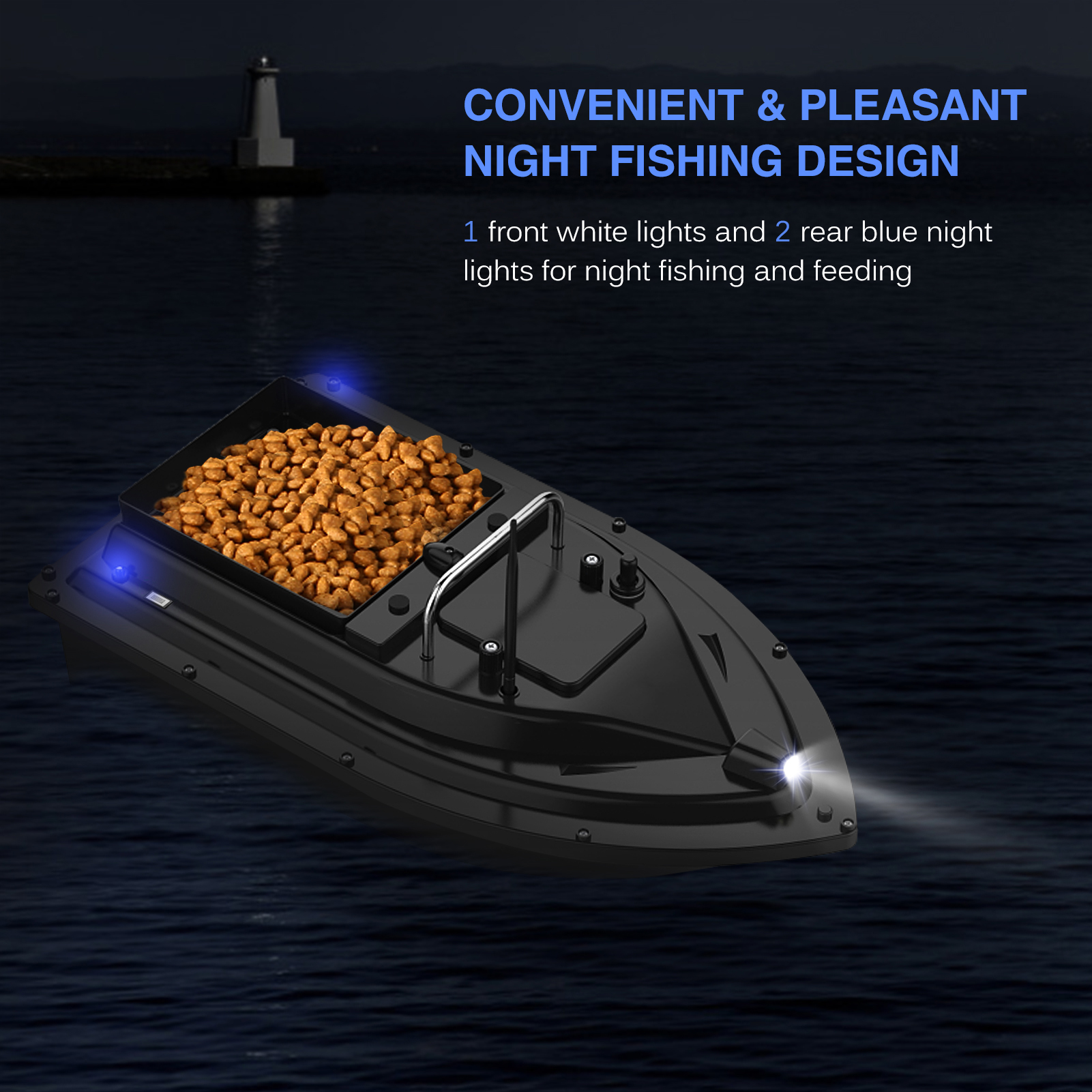 D16E GPS Fishing Bait Boat wit – обзор и цена Fishing Gps